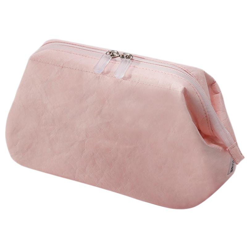 

New Cosmetic Bag Women Makeup Bags Travel Organizer Toiletry Kits Portable High Capacity Toiletry Bags Beautician, Pink