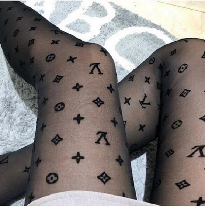 

2020 cp sock lu Women's Socks F gc Leters with Logo Socks Women Sexy 2color Hosiery Color party Club Tights For Girl Ladies stocking no box