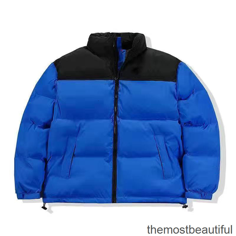 

Men's Down & Parkas Mens Jacket Puffy Thick Warn Coats With Letters Embroidery Zippers Ajust Outwears Unisex Windbreaker Long Sleeves Man Jackets H12W, 2# packaging bag