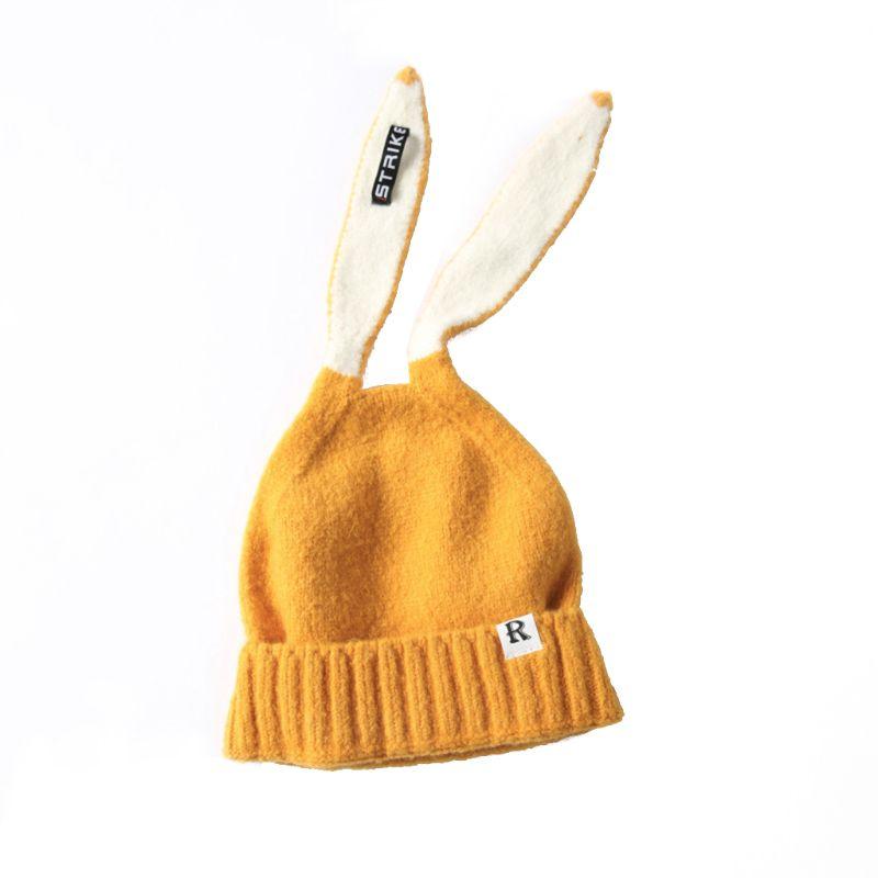 

2020 Kids Girl&Boy Baby Winter Warm Knitted Long Ear Beanie Hat 2020 Autumn Hats Cap, Bg