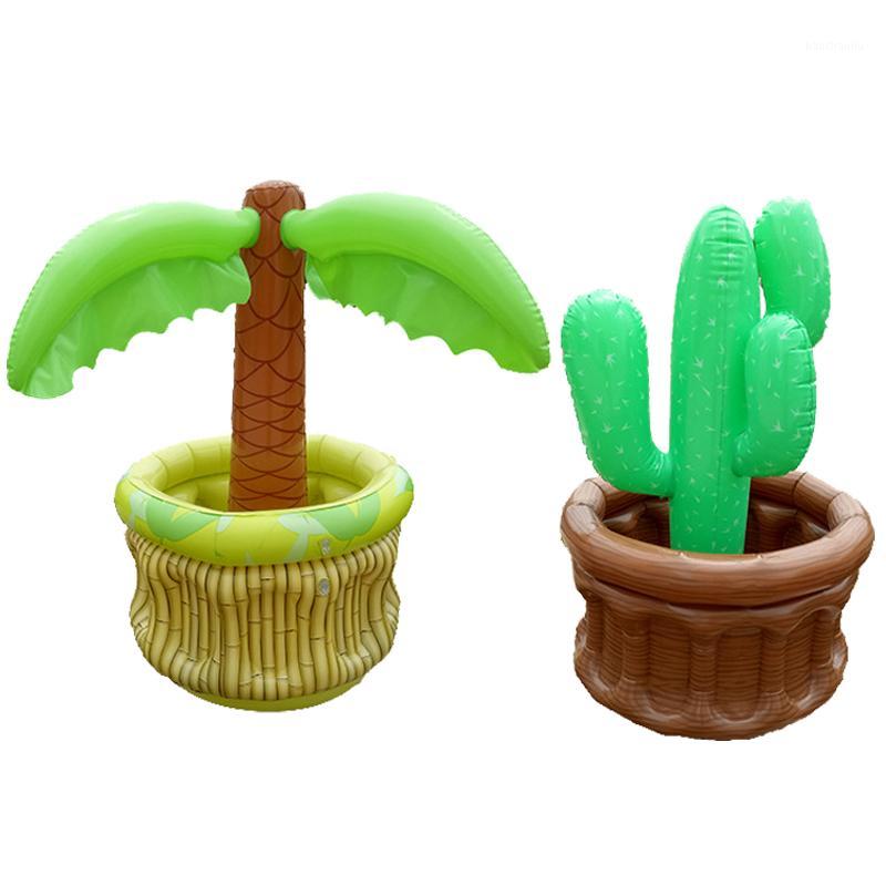 

Coconut Cactus Inflatable Ice Bucket Swimming Pool Party Iced Drink Bucket Small Size Beach Advance Seaboard Tools Ice1