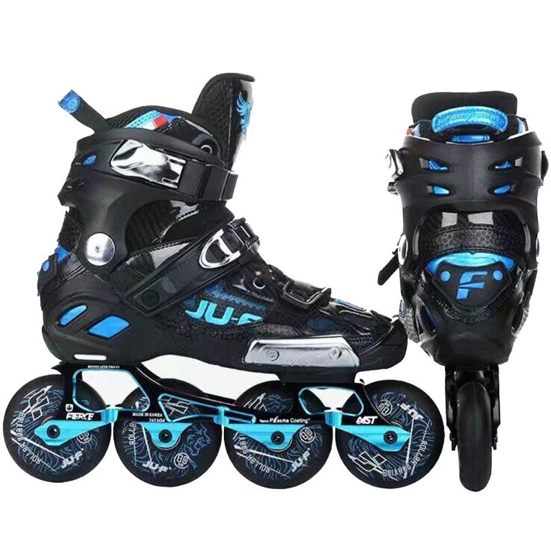 

War Wolf Inline Professional Skates Banana Frame Slalom Adult Roller Skating Shoes Sliding Free Skating Good As Patines, Model 7