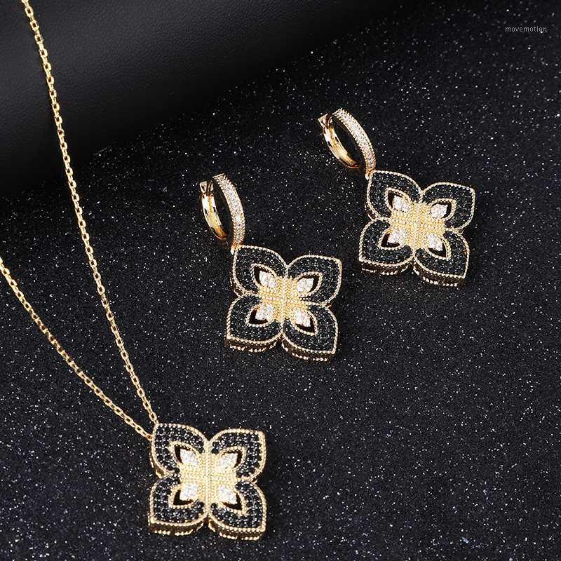 

Trendy Dainty Inlay zircon clover Necklace Stackable for women girlfriend Wife choker necklace D14931