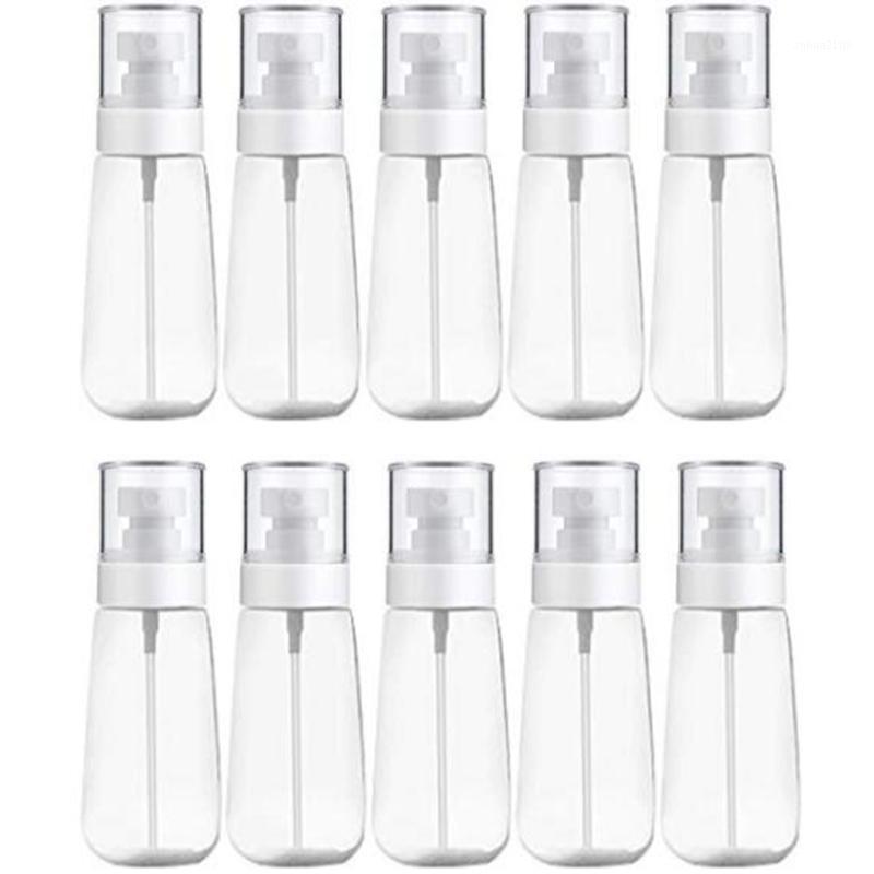 

10 Pcs Portable Refillable Plastic Fine Mist Perfume Spray Bottle Transparent Empty Spray Sprayer Bottle, 100Ml,Transparent1
