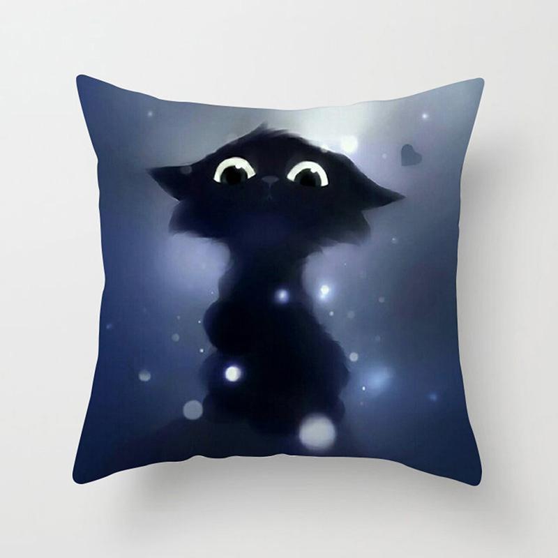 

Pet Cat Cushion Cover For Decorative Cushion Covers For Sofa Throw Pillow Car Chair Decor Almofadas Poduszki Dekoracyjne
