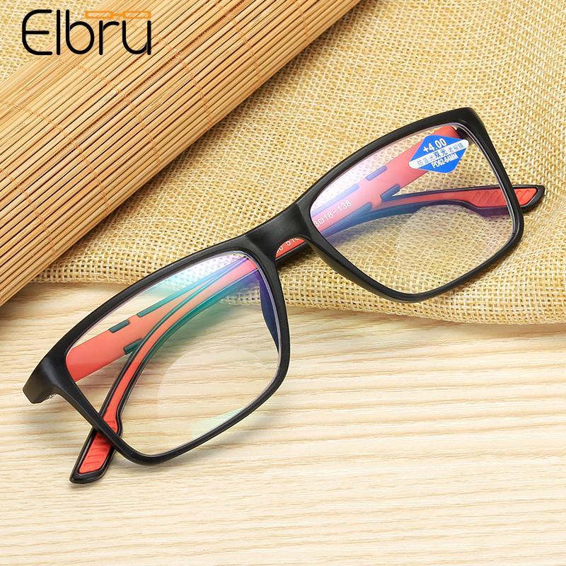 

Elbru Reading Glasses Anti Blue Ray Presbyopia Eyeglasses Square Frame Eyewear+1.0 +1.5 +2.0 +2.5 +3.0 +3.5 +4.0 For Men&Women1