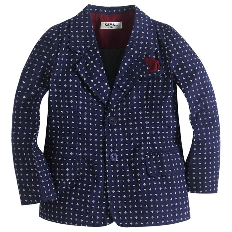 

woven cotton 100% corduroy boy blazer BB20200901 A, A dark blue