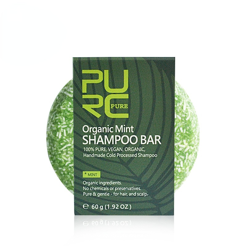 

Organic Natural Mint Shampoo Bar Mint Handmade Cold Processed Hair Shampoo No Chemicals Or Preservative