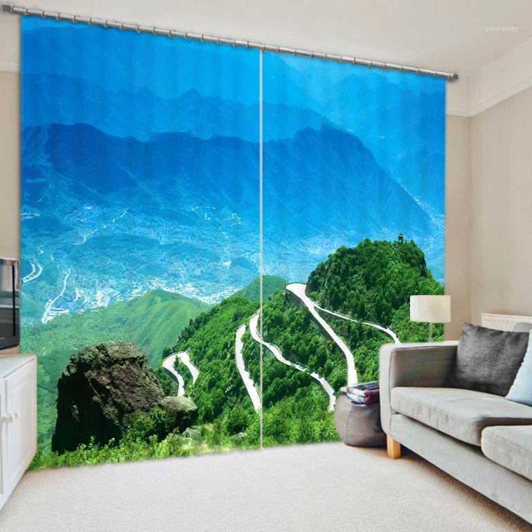 

BeautifulLuxury 3D Blackout Window Curtains For Home Decor Living room Bedding room Tapestry Wall Carpet Drapes Cotina para sala1