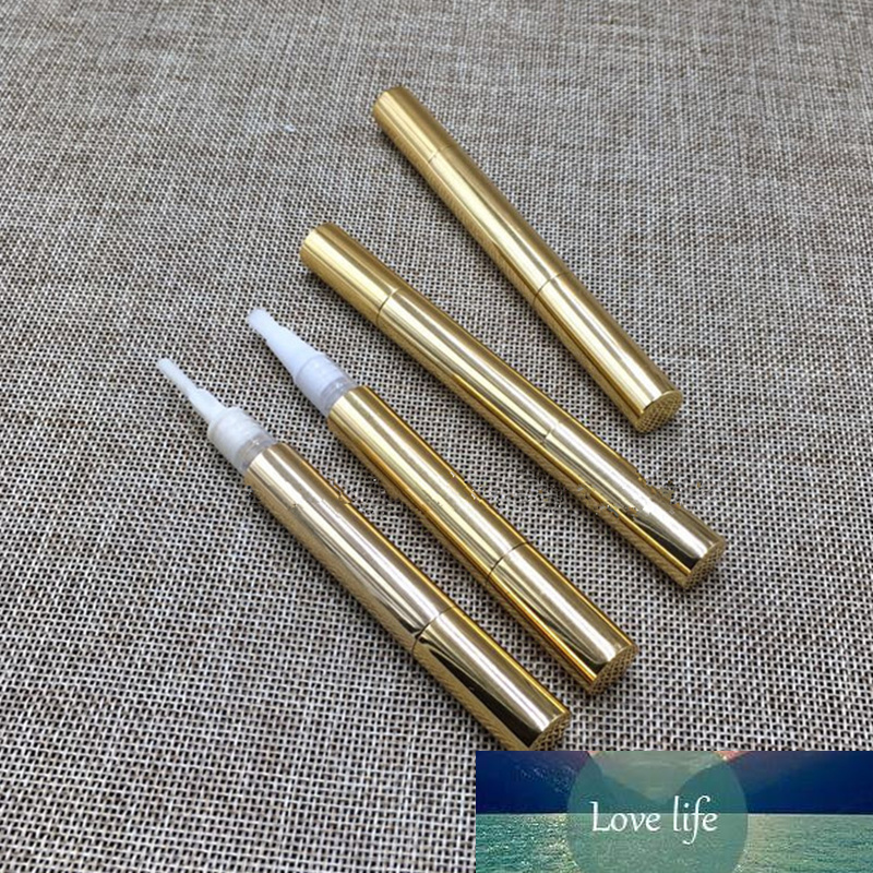 

100Pcs/Lot 3ml Empty gold Twist Pen Cosmetic Container Lip Gloss Eyelash Growth manicure Nail Care maquiagem