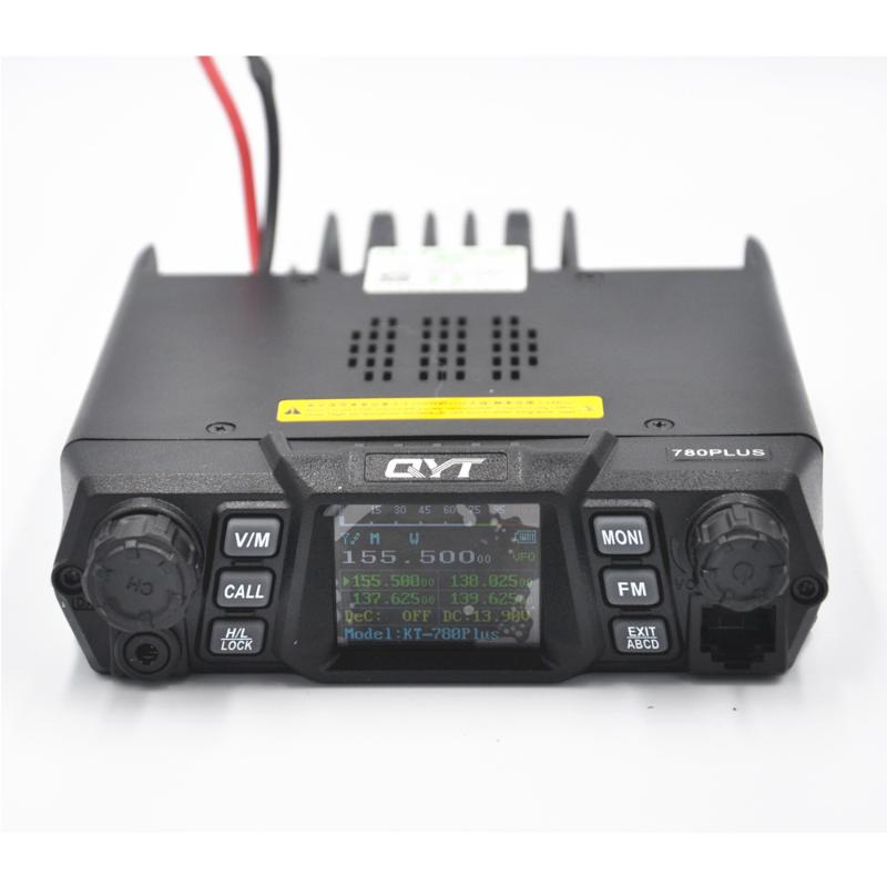 

2PCS Super High Power 100W Power Mobile Radio QYT KT-780 plus VHF 136-174 Car/Mobile Walkie Talkie/Two Way Radio for Motorcade