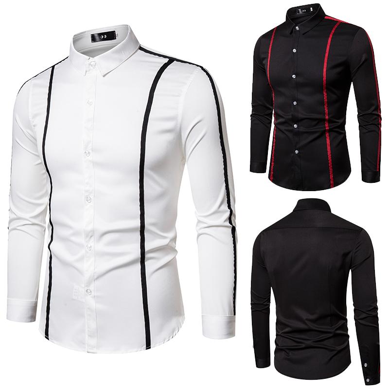 

2020 New Men' Personalized Solid-color Tops Are Fashionable and Casual, Black