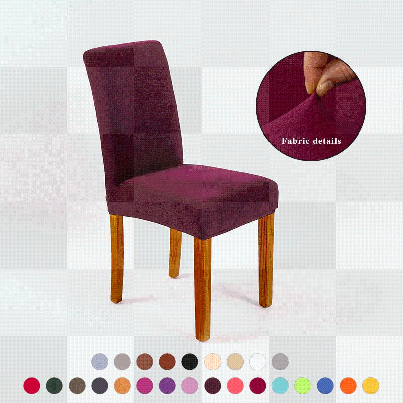 

Elastic chair cover for living room Stretch Dining chairs covers spandex seat covers for furniture removable chair Protector