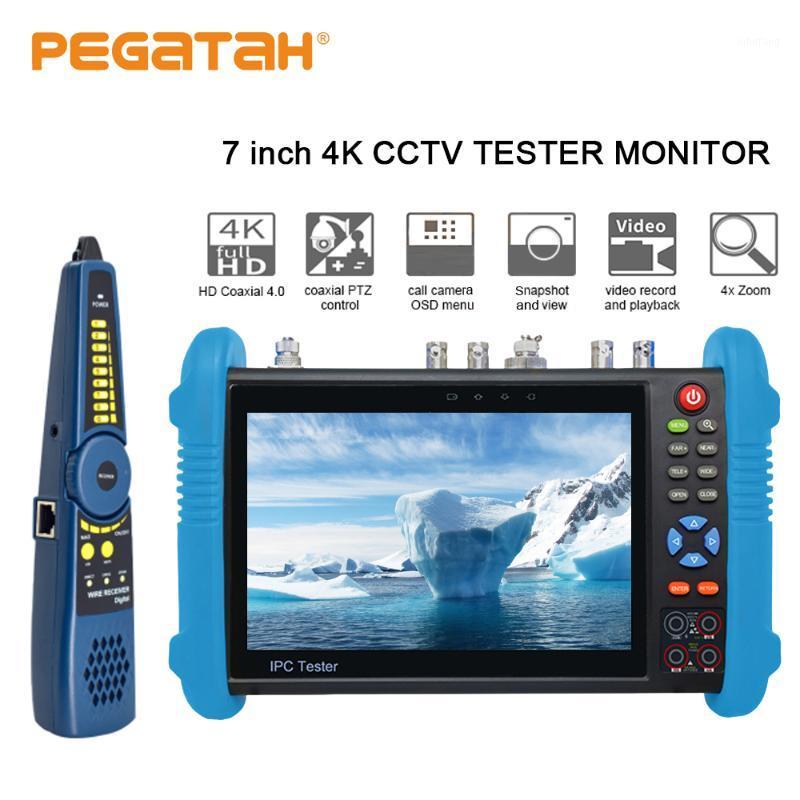 

CCTV Tester IP Camera monitor Analog camera tester WIFI TDR UTP RJ45 cable test cctv 7 inch H.265 4K1