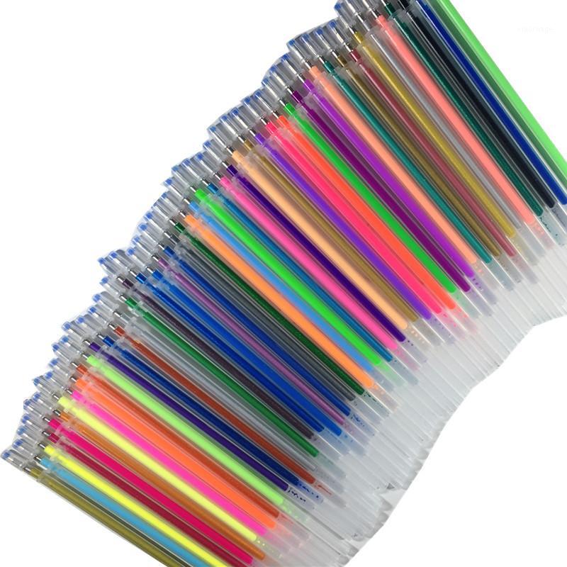 

12 Color Gel Pen Refills Set Glitter Multi Colored Painting Writing Pen Refill Rod for handle School Stationery Tool1