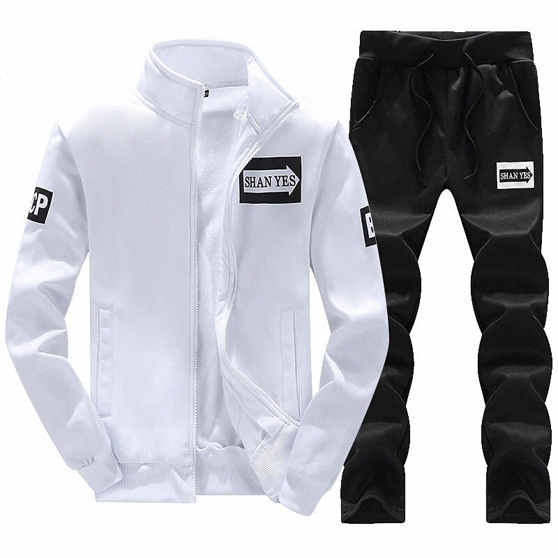Vêtements d'actif pour hommes Couleur Solid Couleur 2 pièces à capuche quotidienne à capuche active Sweatshirts à manches longues bleue bleu gris