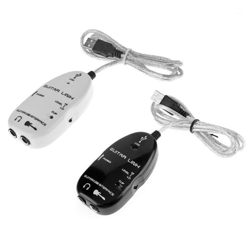 

Interfaz de audio Guitar to USB Sound Player Sound Card Effector Interface Link Audio Cable External Card1