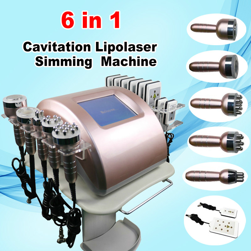 

New Multifunction Lipo Laser Ultrasound Cavitaion Device Lipo Fat Reduction Ultrasounic Machine 40K Cavitation Treatments Reduce Belly Fat