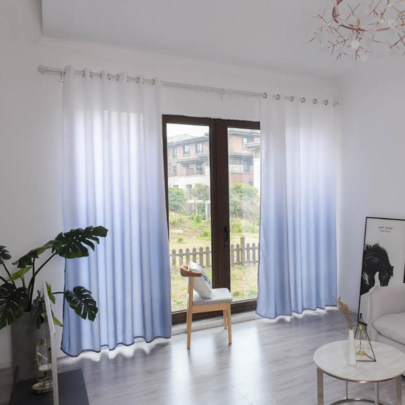 

2019 Gradient Wood Grain Curtain Leaves Sheer Curtain Tulle Treatment Voile Drape Valance 1 Panel Fabric For Kitchen Window #451, White