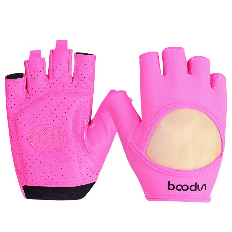 

Ladies Women Half Finger Anti-Skidding Weightlifting Fitness Cycling Dumbbell Yoga Sports Training Gloves