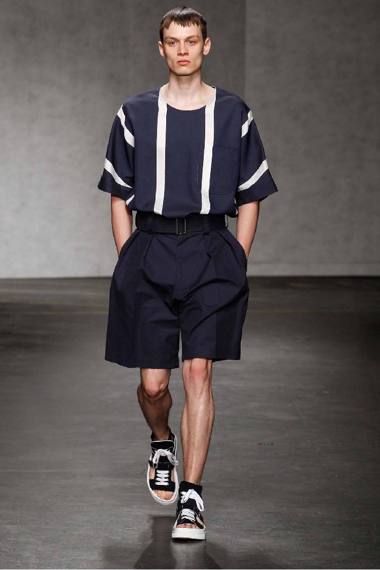 

2021 New -6xl!! Male 5-silhouette Looses Style Extremely Short Minutes... Western Pants Frilly Summer Edge Is Thin. 9BLW, Blue.