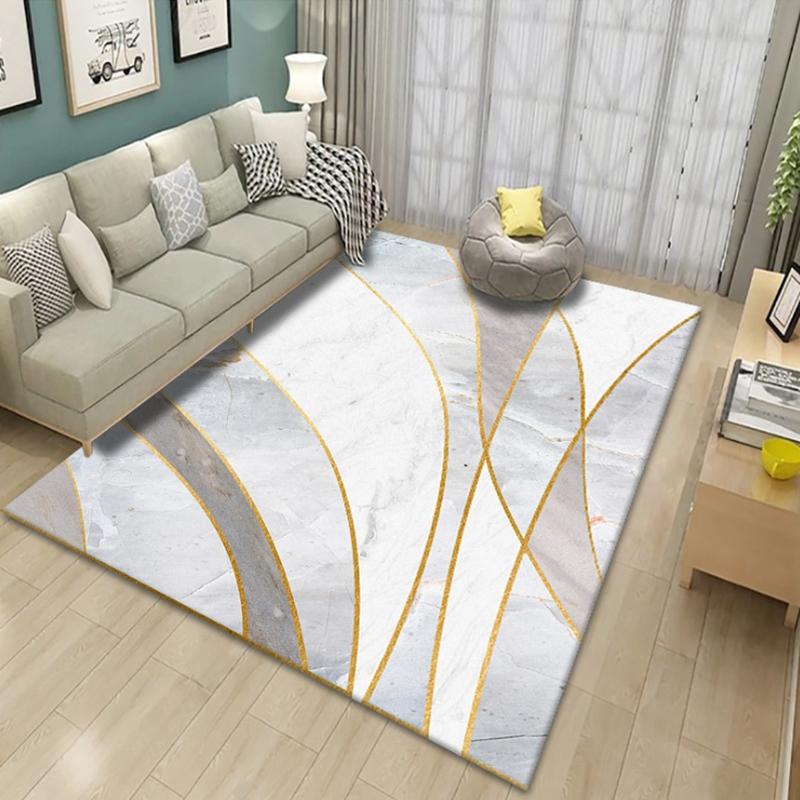 

Luxury Geometric Printing Rug Living Room Area Carpet Bedroom Bedside Rug Home Decor Floor Mat Coffee Table Bay Window Floor Mat