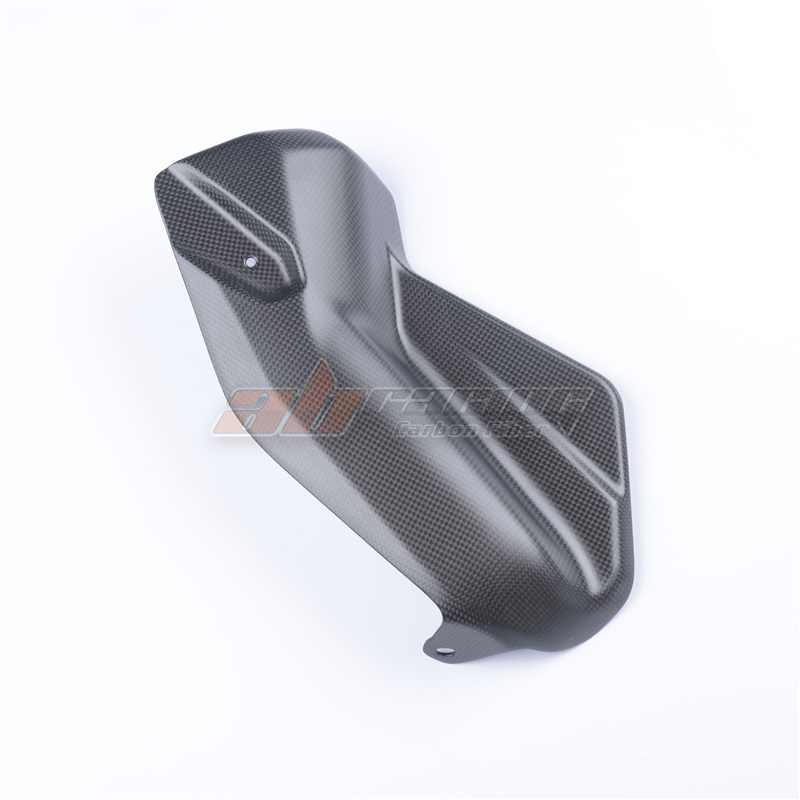 

Motorcycle Black Exhaust Protector Cover Cowl Fairings Carbon Fiber 100% For DUCATI Multistrada 950 2018-2019