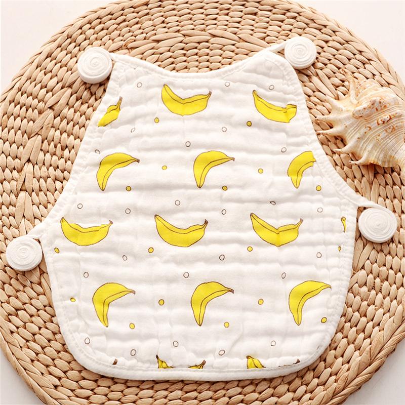 

1pc Baby U-shaped Bib New 3 Styles Available Soft Cotton Baby Cotton Comfortable Saliva Towel, Kiwifruit