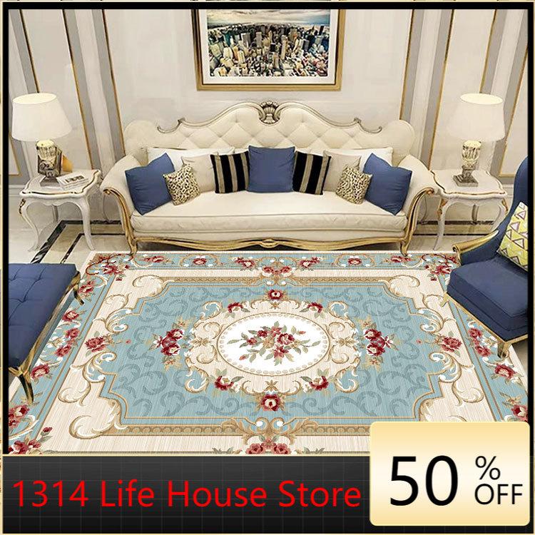 

1314 soft and skin friendly European living room carpet custom easy care living room bedroom retro European carpet, Hj-20