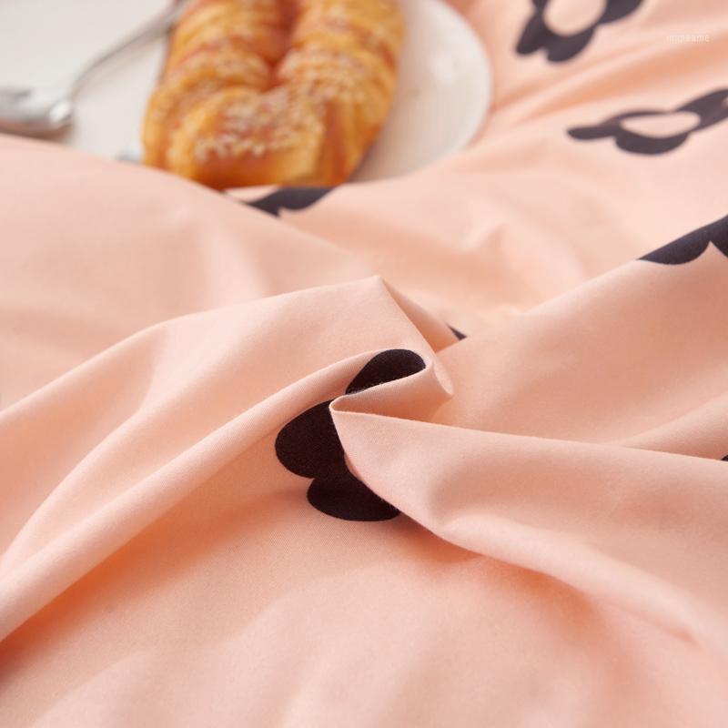 

Super King Size Bedding Set Winter Sheet Pillowcase Duvet Cover Set Reactive Printing Pastoral Style Simple Bedding Sets Flower1, White