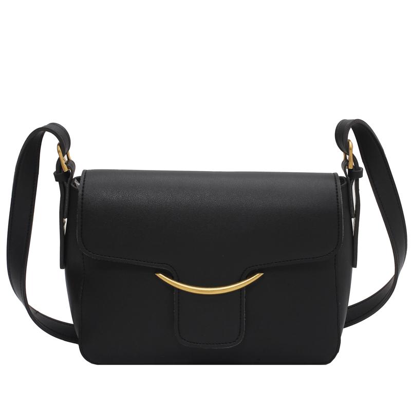 

Women Shoulder Bag Small Lady Crossbody Bags Square Girl Designer Luxury Bag Daily Simple PU Leather Black Simple