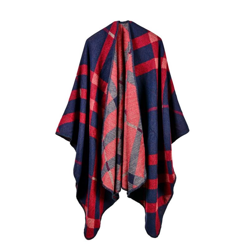 

Chic Soft Winter Women Long Scarf Cashmere Imitation Air Condition Windproof Cape Ladies Shawl Wraps Lady Poncho Capes