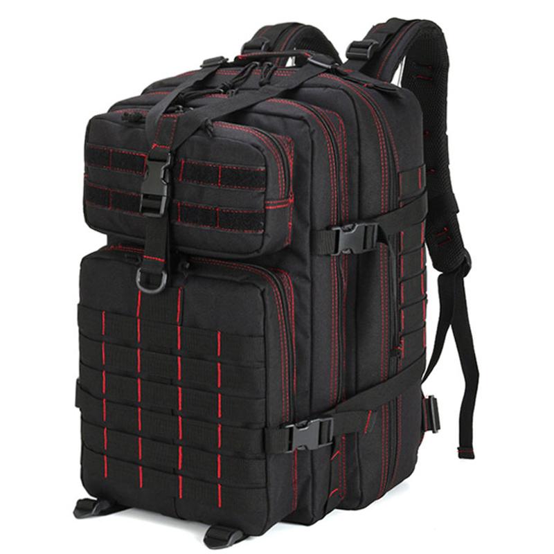 

Men Army Tactical Backpack 50L 3P Softback Molle Rucksack Outdoor Fishing Hiking Hunting Waterproof Large Capacity Bag, Khaki