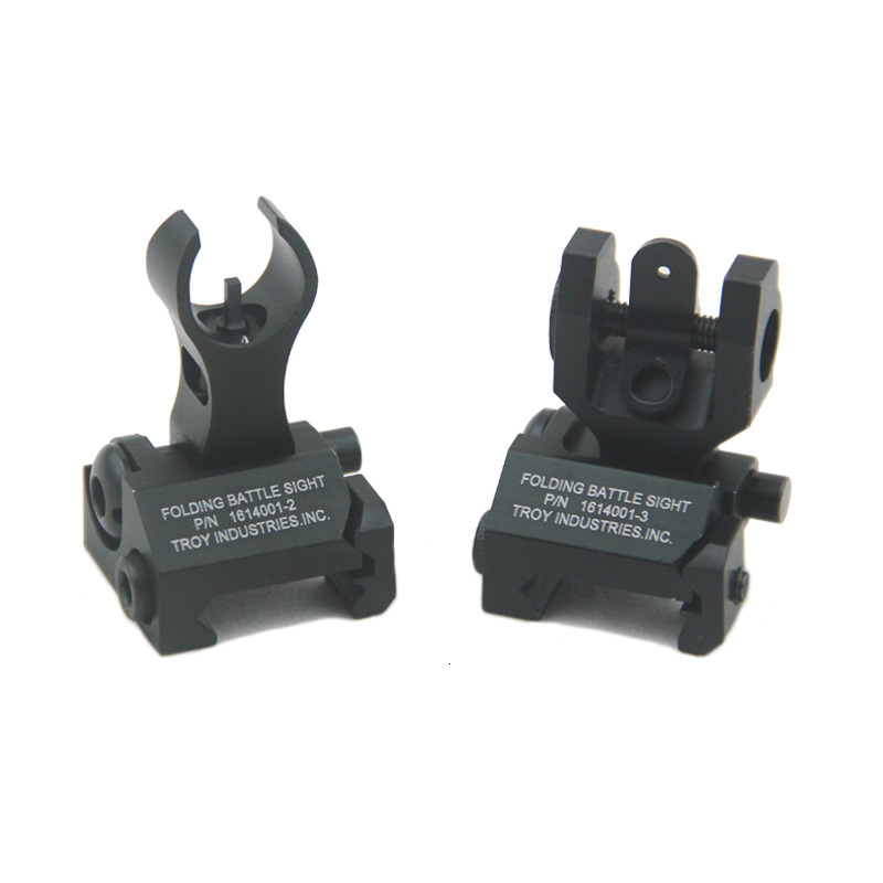 

Tactical Troy Front and Rear Folding Battle sight COMBO Back-up for hunting