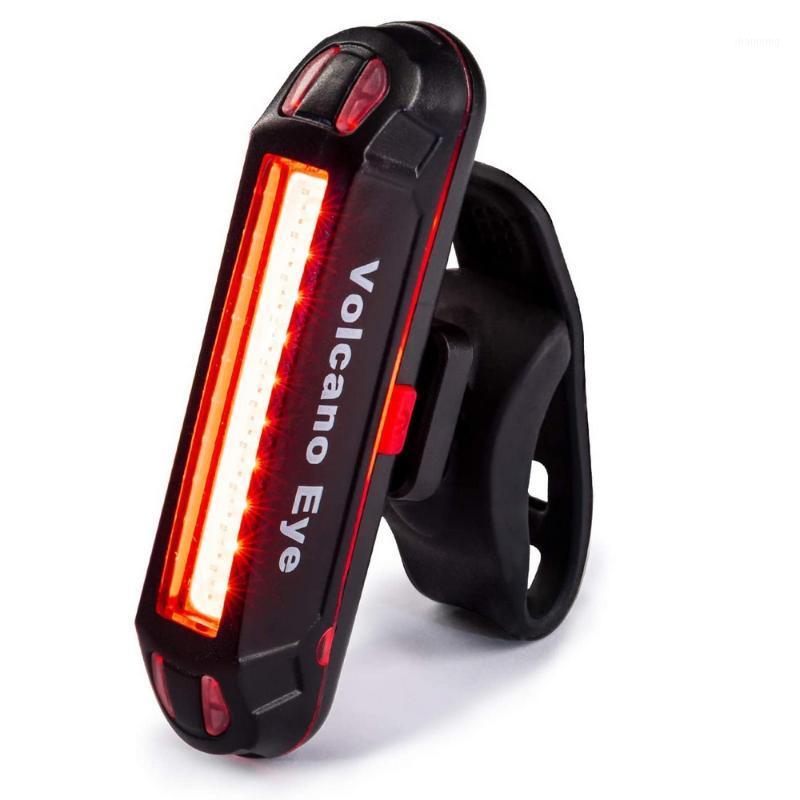 

Bike Bicycle Light Red and Blue Bi-color COB Riding Tail Lights LED Strip Tail Lights Riding Warning Waterproof Portable1