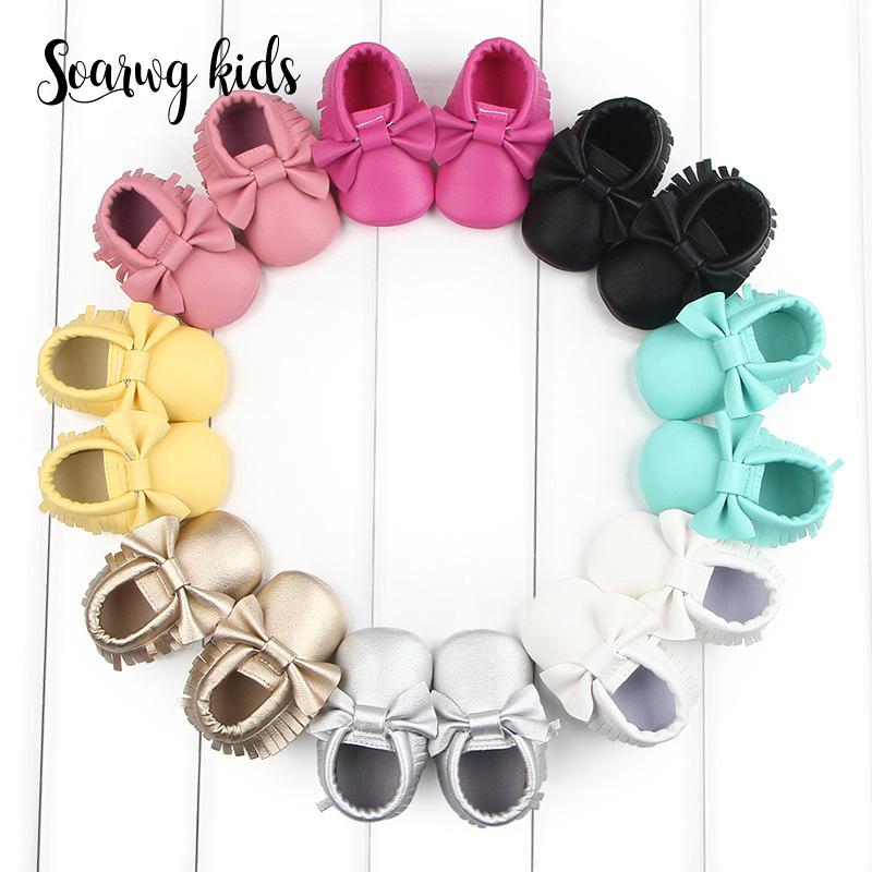 

Soarwg kids Summer Baby Shoes Soft Breathable Toddler First Walkers Booties Baby Girl Shoes For 1 Year Old Solid Boy