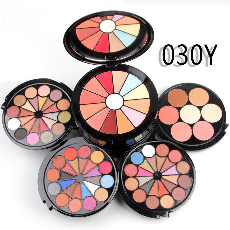 

Five-in-one Combination Eyeshadow Palette Set Makeup Box Repair Blush Concealer Platter High Gloss Stereo Long Lasting TSLM2, 01