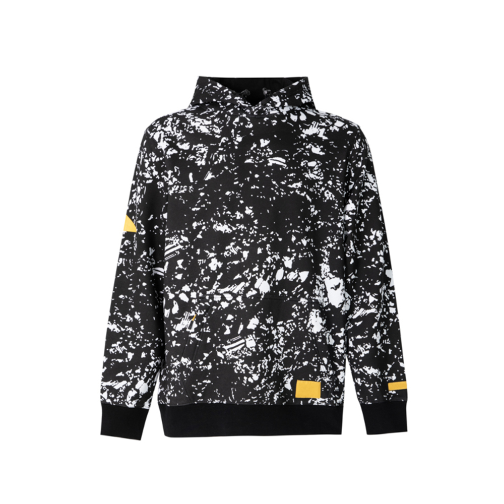 

Custom Crop Pullover Black And White Camouflage Mens Hoodie Sweatshirt