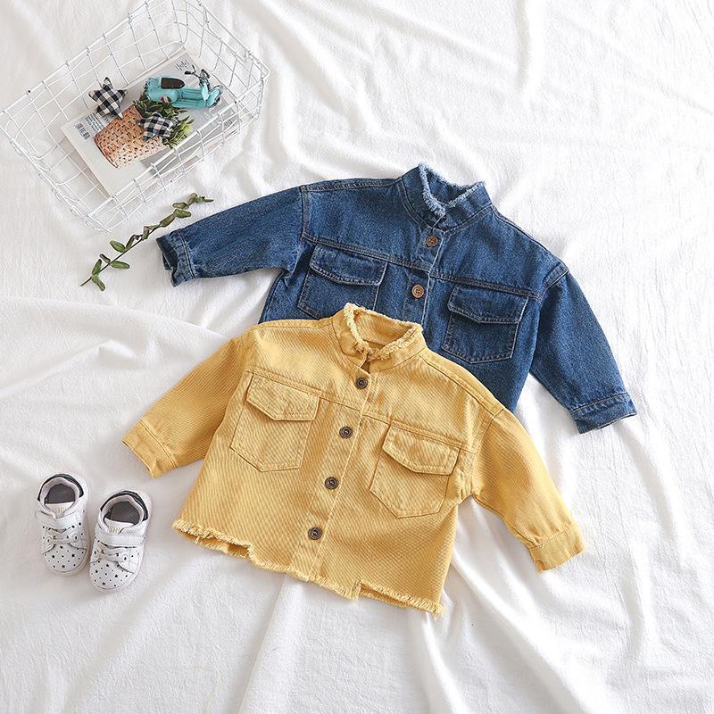 

Boys Jackets Children's Clothing Toddler Outwear Coats 2020 Spring Autumn New Baby Girl Boys Casual Denim Jacket Kids Burr Coats1, Blue