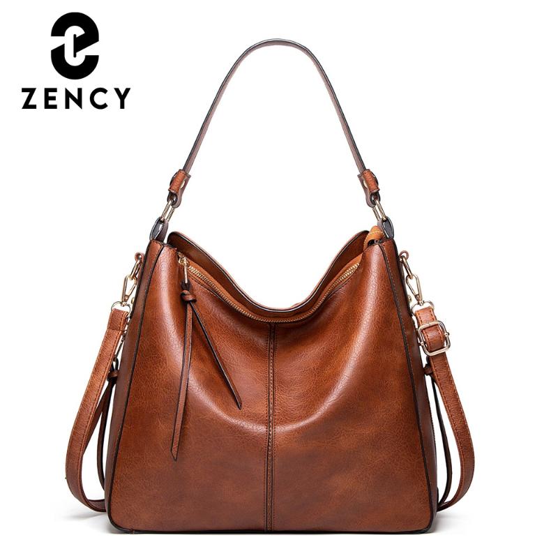

Zency 2020 Winter Classic Fashion Design Ladies Handbag Simple Casual Ladies Shopping Shoulder Bag Large Capacity Crossbody Bags, Black