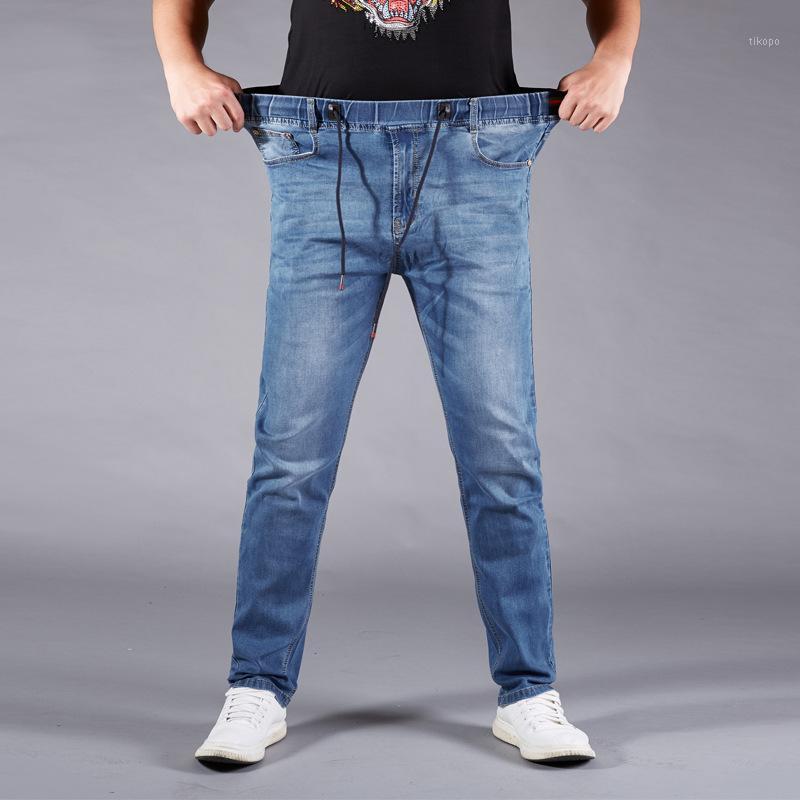 

Spring and autumn large jeans for men1, Black
