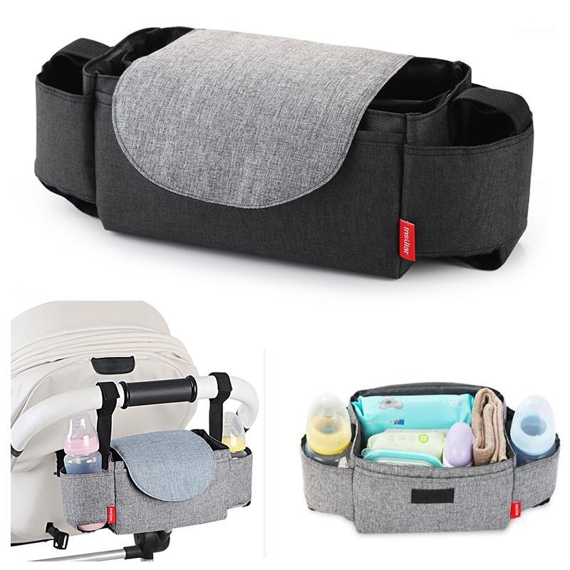 

Black Baby Bag Baby Stroller Bag Storage bottle Bags Diaper Mummy Stroller Hanging Babe Bags1
