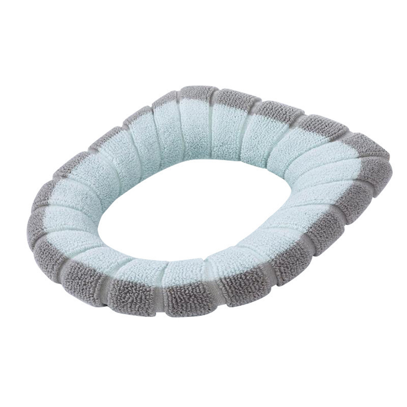 

Bathroom Soft Toilet Seat Cover Pads Thicker Warmer Washable Stretchable Easy Installation cushion Lid Covers 1221912