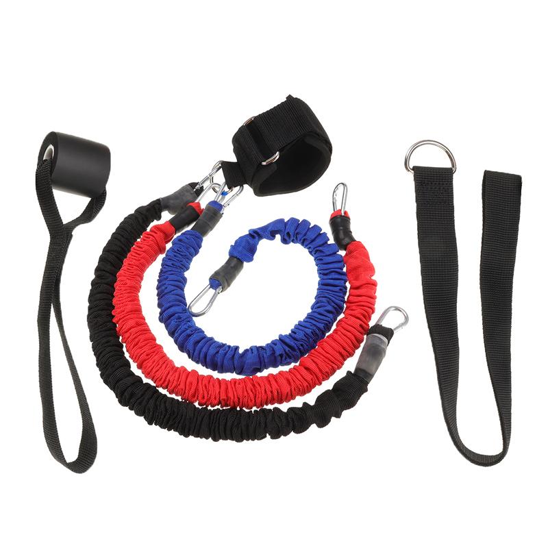 

Adjustable Resistance Bands with Door Legs Ankle Straps for Home Muscle Training Exercise Sports Equipment Gym Fitness