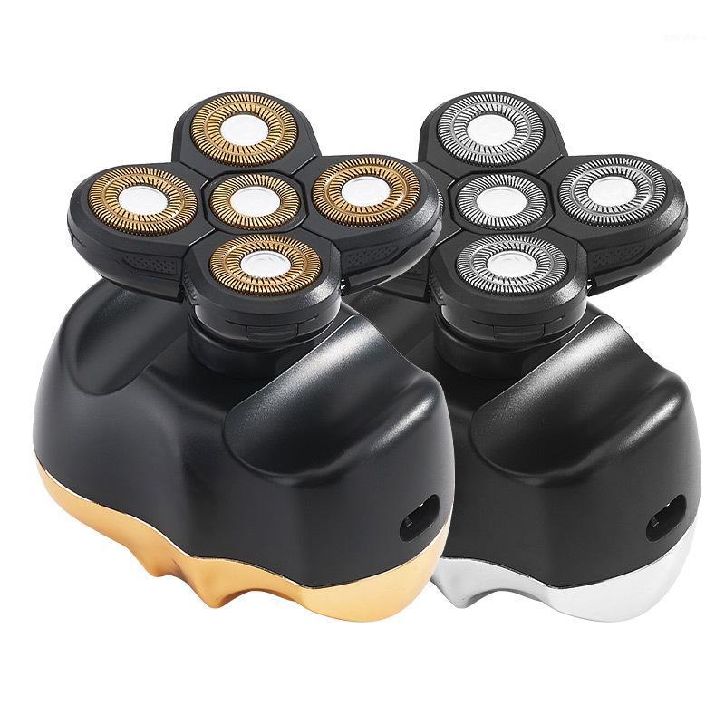 

WEIDZ Halloween Gift Skull Hair Trimmer Grimace Shaver 6 in 1 Hair Clipper Sets Wholebody Waterproof Gold Silver Color1