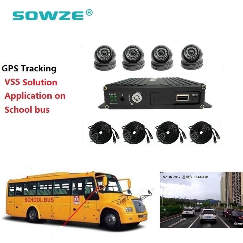 

AHD Mobile DVR GPS 4CH School Bus System mdvr Mobile DVR Kit