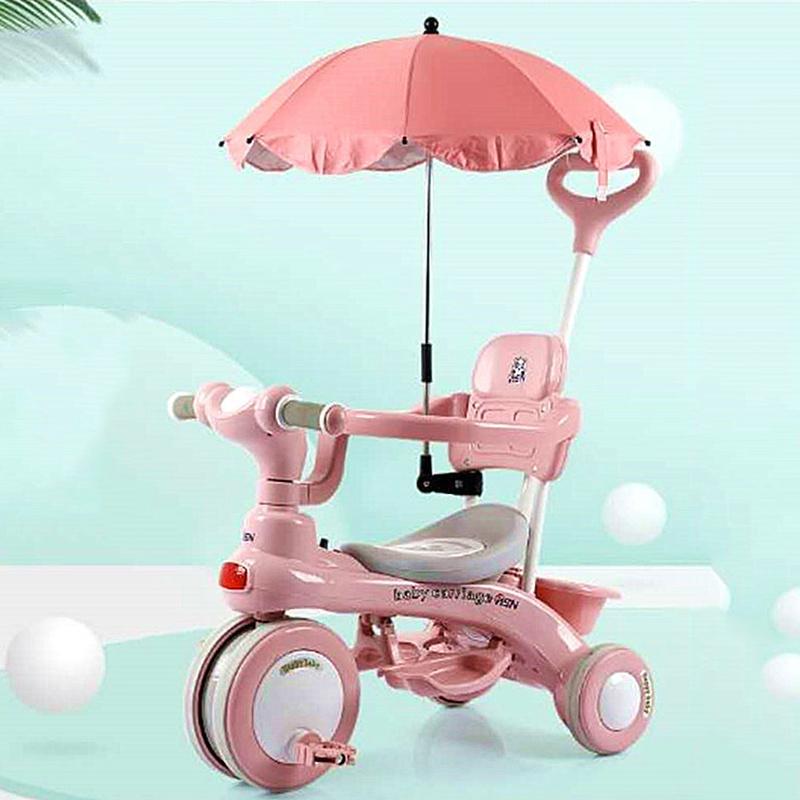 

Children's Tricycle Pedals 1-3 Years Old Children's Tricycle Trolley Strolling Baby Artifact Baby Stroller Hot Mom Bike
