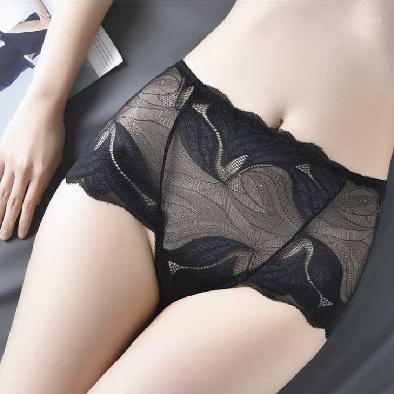 

pour sous-vêtements de femme Sexy dentelle respirante Lingerie douce femme slips culotte Sexy Transparent caleç1