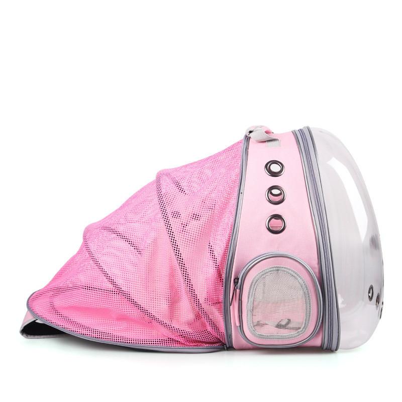 

Breathable Pet Cat Backpack Transparent Space Small Pet Carrying Cage Outdoor Traveler Puppy Kitten Expand Space Carrier