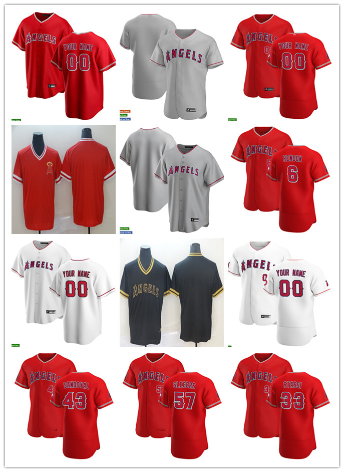 

Men Women Youth Los''Angeles''Angels''27 Mike Trout 17 Shohei Ohtani 6 Anthony Rendon 7 Zack Cozart 56 Cooper Criswell Custom Baseball Jersey, Color
